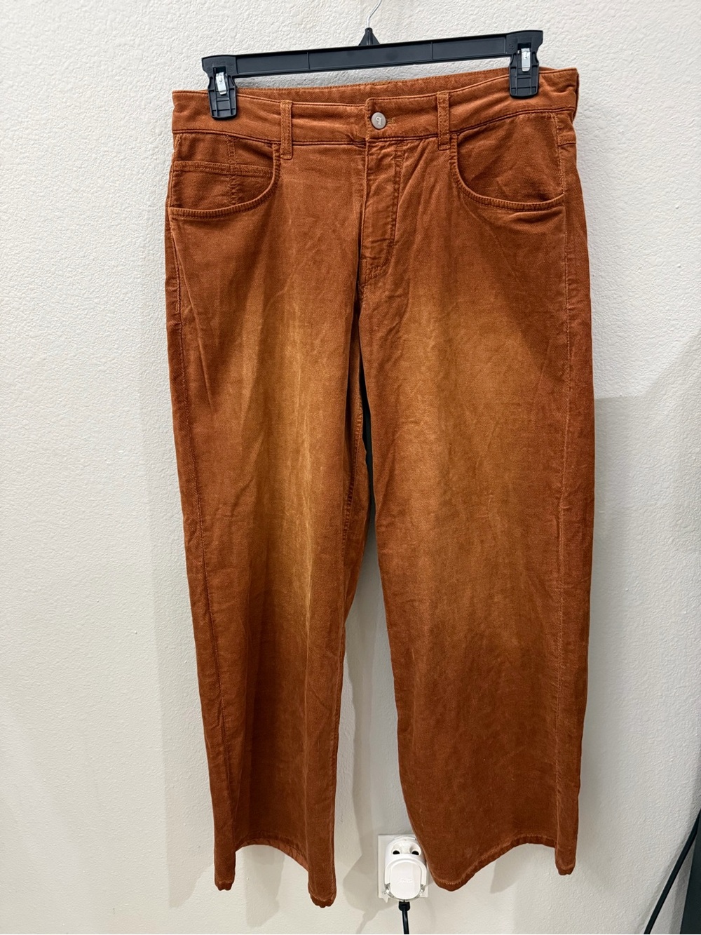Pilcro Anthropologie NWT Corduroy Wide Leg Sz 29 Cedar